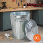 20L Oskartonne Aschetonne mit Deckel M�lltonne Abfalleimer Windeleimer