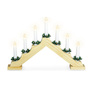 LED Holz Kerzenbr�cke Schwibbogen Lichterbogen Warmwei� B39xH31cm
