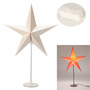 Weihnachtstern Tischlampe Papierstern H65cm 220V An/Aus Schalter