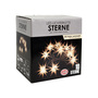 LED Fenster Lichterkette 10 Sterne Weihnachtsbeleuchtung Batterie