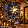 3D LED Stern zum H�ngen Weihnachtsbeleuchtung DIA 51cm Au�en Batterie