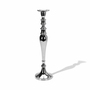 XL Dekorativer und schwerer Kerzenleuchter Metall Silber 48cm Mod3