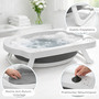 Babybadewanne Reisebadewanne Wanne Faltbar Anti Rutsch L80xB46xH24cm