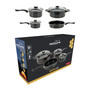 Camping Kochtopfset 7-teilig Leichtes Aluminium Topfset f�r Gasherde