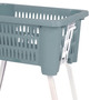 W�schekorb W�schesammler klappbaren F��en B60xL40xH28/58cm Mintgr�n