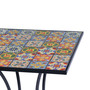 Outdoortisch Mosaiktisch Gartentisch Bistrotisch Tisch 61x61xH70cm