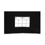 2er Seitenteile Fenster Seitenwand Alu-Faltpavillon Pavillon 300x300cm