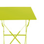 Bistrotisch Klapptisch Campingtisch Campingtisch Metall Lime B60xH71cm