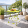 Bistrotisch Klapptisch Campingtisch Balkontisch Lime Gr�n B60xH71cm