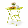 Bistrotisch Klapptisch Campingtisch Balkontisch Lime Gr�n B60xH71cm