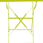 Bistrotisch Klapptisch Campingtisch Campingtisch Metall Lime B60xH71cm