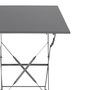 Bistrotisch Klapptisch Campingtisch Campingtisch  Metall Anthrazit B60xH71cm