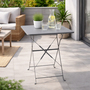 Bistrotisch Klapptisch Campingtisch Balkontisch Anthrazit B60xH71cm