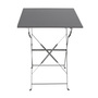 Bistrotisch Klapptisch Campingtisch Campingtisch  Metall Anthrazit B60xH71cm