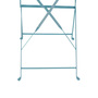 3tlg Bistroset Gartenm�belset Outdoorm�bel Balkon T�rkis klappbar 