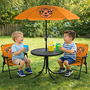 4tlg Kinder Campingm�bel Set Tiger Campingstuhl Tisch Sonnenschirm
