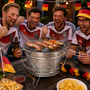 BBQ Grilleimer Zink Feuereimer Minigrill Picknickgrill 27xH22cm