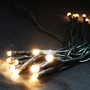 24er LED Outdoor Lichterkette Drahtlichterkette warmwei� Batterie