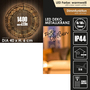 T�rkranz 1400 warmwei�e LED Weihnachtskranz 40cm IP44 Fernbedienung
