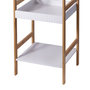 Bambus Badezimmerregal Badregal Wandregal Regal 3 Etagen 36x30x80cm