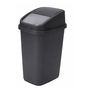 Waste Bin M�lleimer Kosmetikeimer Bad Schwingdeckel 5L Anthrazit