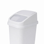 Waste Bin M�lleimer Kosmetikeimer Bad Schwingdeckel 10L Wei�