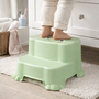 Kinder Tritthocker Trittstufe Hocker Kunststoff Gr�n rutschfest