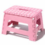 Klapptritt Klapphocker Trittstufe Falthocker Rosa max 150 Kg