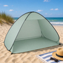 XL Pop-Up Strandmuschel Strandzelt Zelt Tasche gr�n H110xB200xT125cm