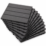 12er WPC Fliesen Klickfliesen Balkonfliese Fliese 1,1qm 30x30cm Grau