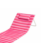 Strandliege Strandmatte R�ckenlehne Kissen faltbar L153xB53xH41cm Pink