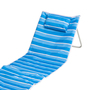 Strandliege Strandmatte R�ckenlehne Kissen faltbar L153xB53xH41cm Blau