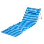 Strandliege Strandmatte R�ckenlehne Kissen faltbar L153xB53xH41cm Blau