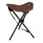 3Bein Dreibeinhocker Campinghocker Anglerhocker Tragegurt Braun H51cm