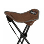 3Bein Dreibeinhocker Campinghocker Anglerhocker Tragegurt Braun H51cm