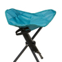 3Bein Dreibeinhocker Campinghocker Anglerhocker Tragegurt Blau H51cm