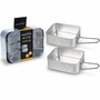 2 St�ck Camping Kochtopf Leichtes Aluminium Topf f�r Gasherde