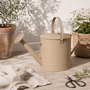 Gie�kanne Blechkanne Metallkanne Kanne Dekokanne Hellbraun 7,5 Liter
