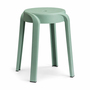 Kunststoff-Hocker Hellgr�n stapelbar leichter Sitzhocker Innen & Au�en