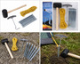 Camping-Set 9-Teile Zeltheringe + Seil + Gummihammer + Heringszieher