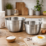 2er Set R�hrsch�ssel Mixsch�ssel Sch�ssel Edelstahl 2,5L / 3,5L