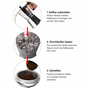 Espressokocher 330 ml aus Aluminium - Mokkakanne f�r 6 Tassen Espresso