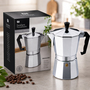 Espressokocher 330 ml aus Aluminium - Mokkakanne f�r 6 Tassen Espresso