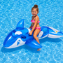 Aufblasbarer Orca Schwimmtier Wal 135x73x60 cm mit 2 Haltegriffen
