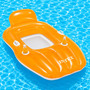 Luftmatratze Matratzenstuhl Schwimmsessel Schwimmliege 188x71cm Orange