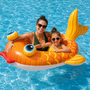 Aufblasbar Fisch Schwimmtier Schwimmboot L132xB94x40cm 