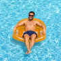Luftmatratze Matratzenstuhl Schwimmsessel Schwimmliege 104x102cm Orang