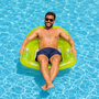 Luftmatratze Matratzenstuhl Schwimmsessel Schwimmliege 104x102cm Lime