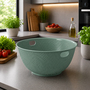 R�hrsch�ssel mit Deckel + Salatseiher Sieb Mint Kunststoff 3,7L