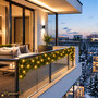 LED Tannengirlande Weihnachtsbeleuchtung 270cm mit 35 LED